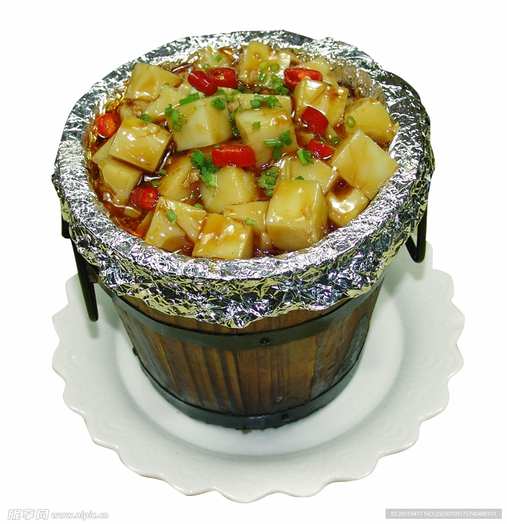 西蘭花米豆腐