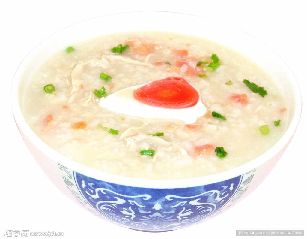 鴨黃肉絲粥