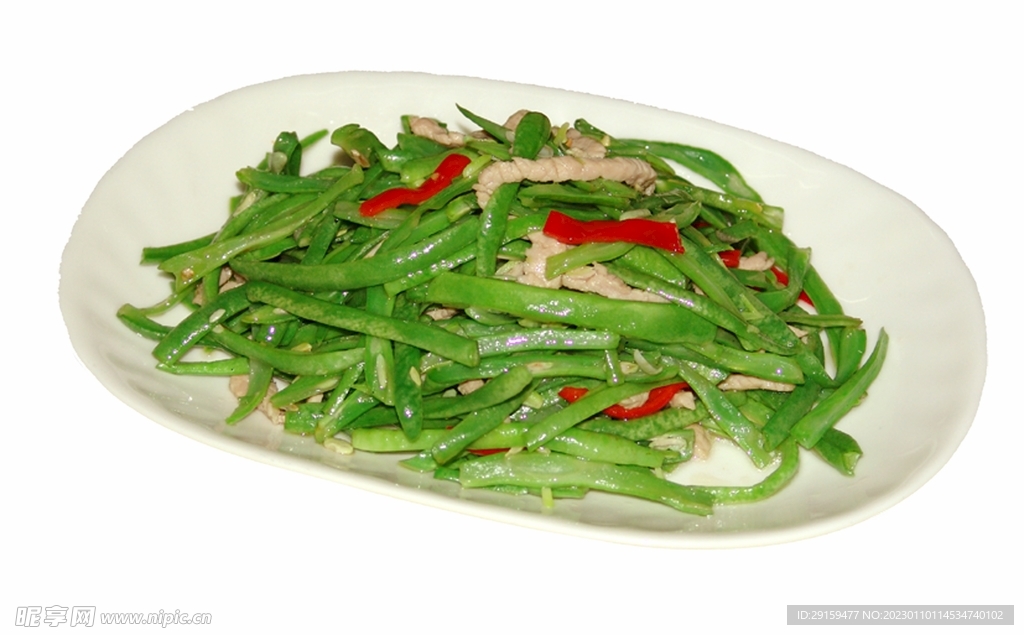 豆角絲炒肉絲