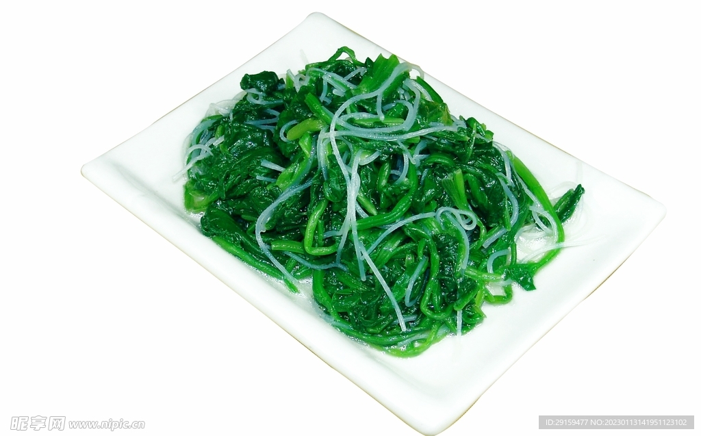 芥茉菠涼粉絲