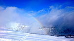 雪景 彩虹