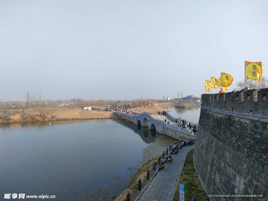 寿县东门城墙拱桥