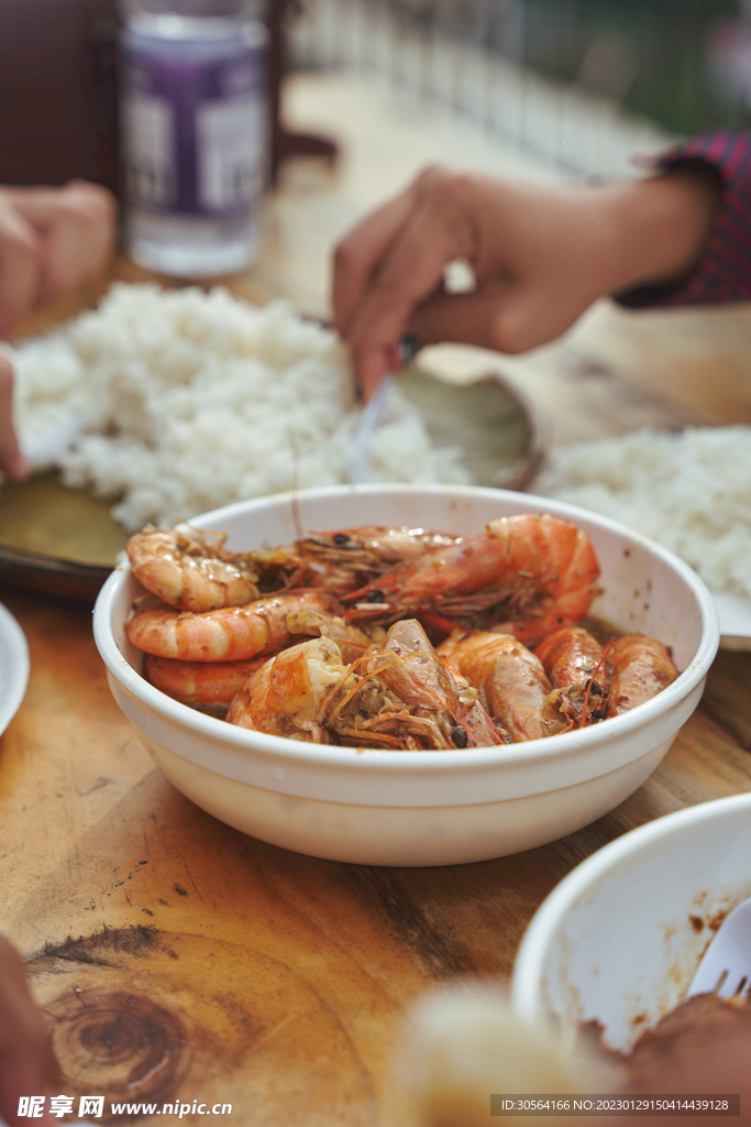 大蝦料理