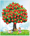 幼儿园苹果树