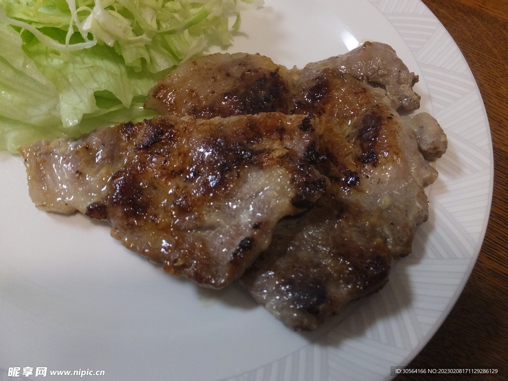豬排豬肉