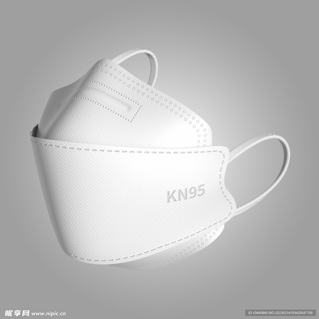 KN95KF94口罩3D效果