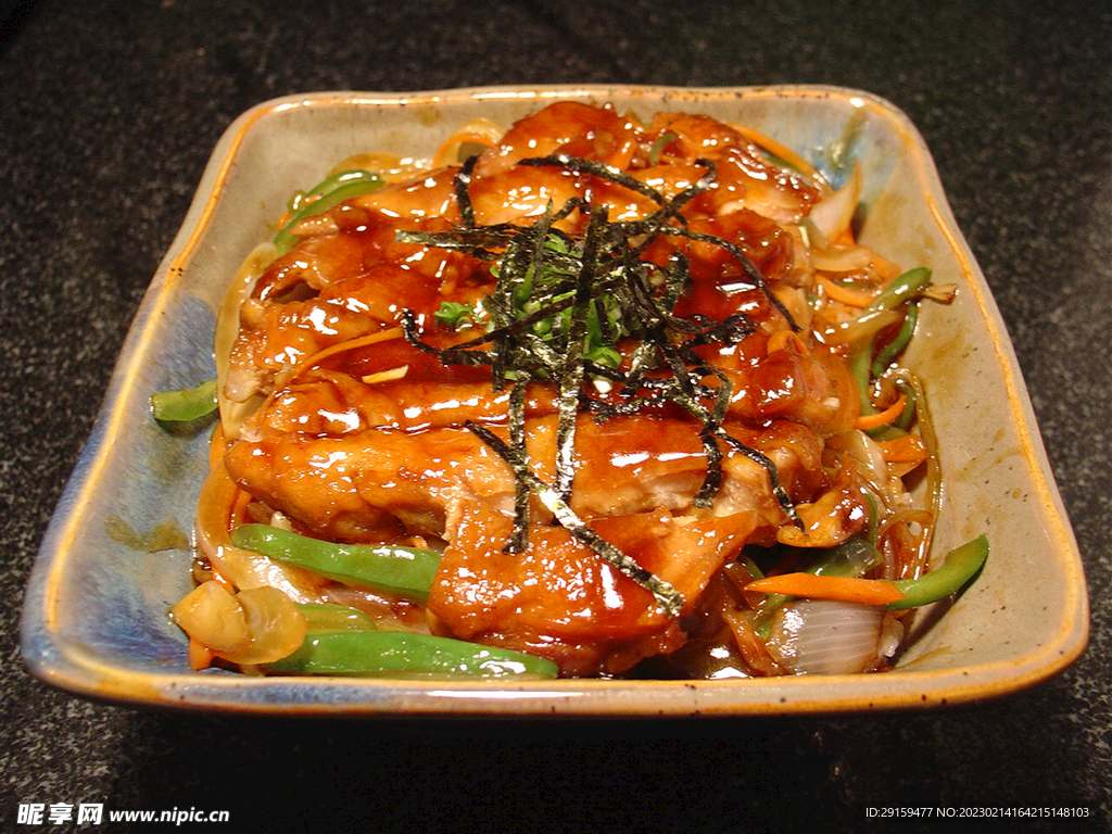 煎雞肉飯