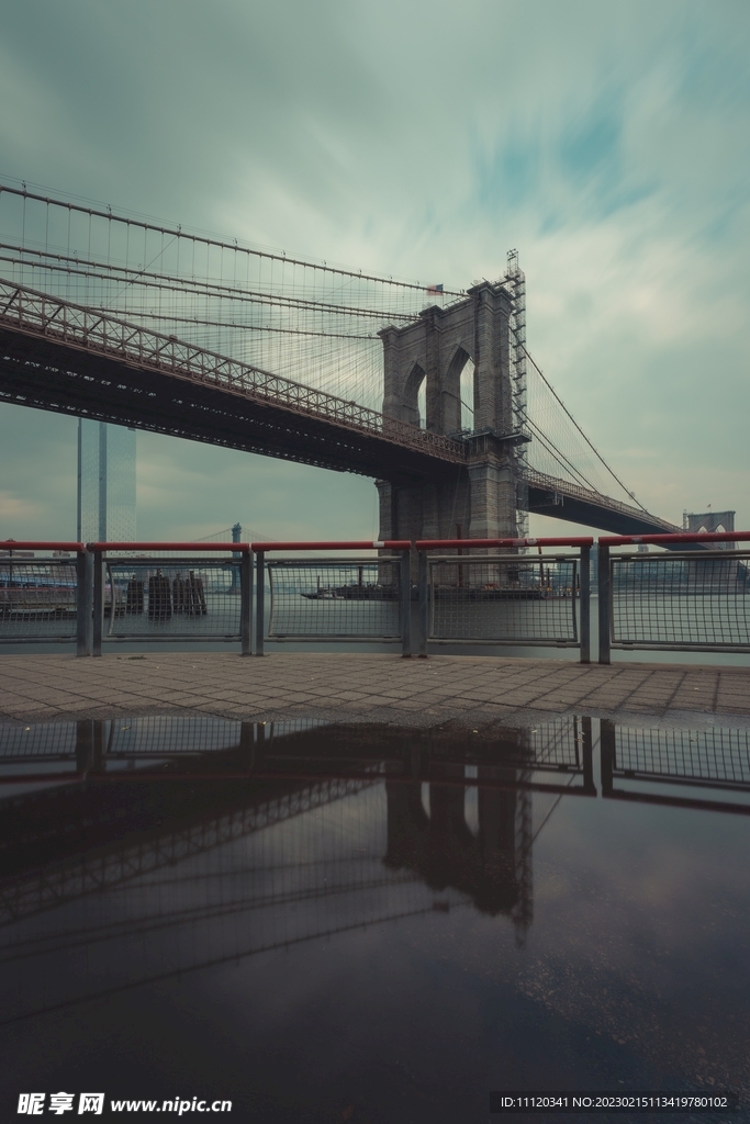 纽约布鲁克林大桥风光摄影
