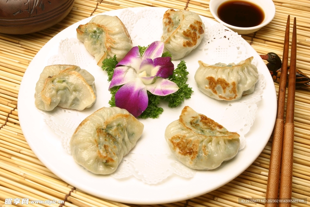香煎韭菜餃