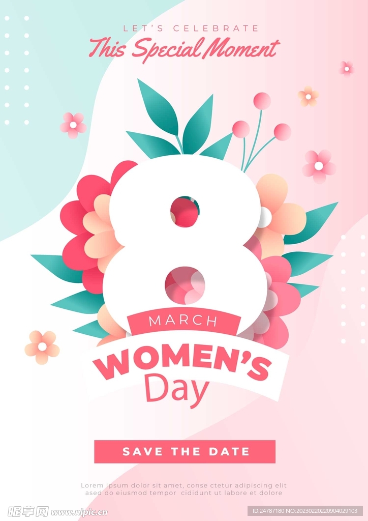 三八婦女節海報