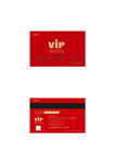 红色大气VIP会员卡