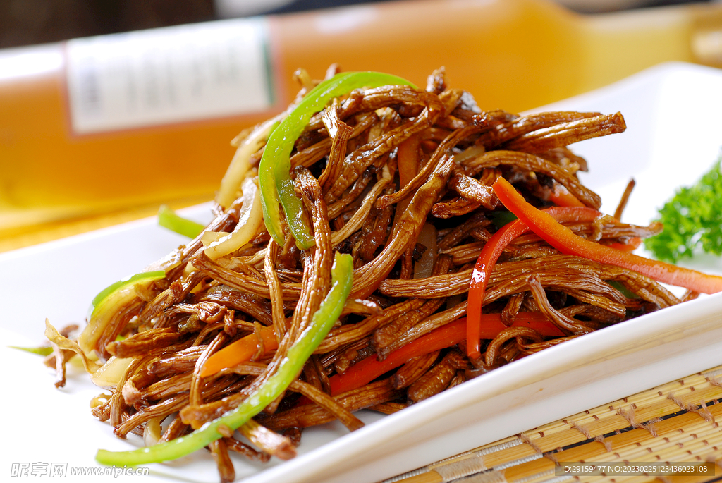 干煸茶樹菇