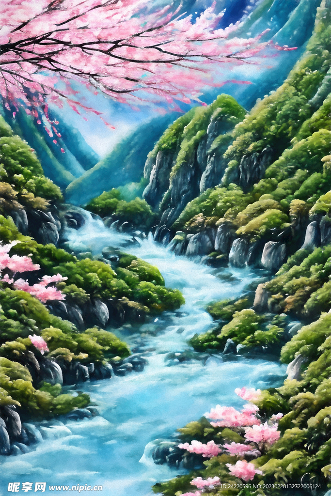 風景插畫