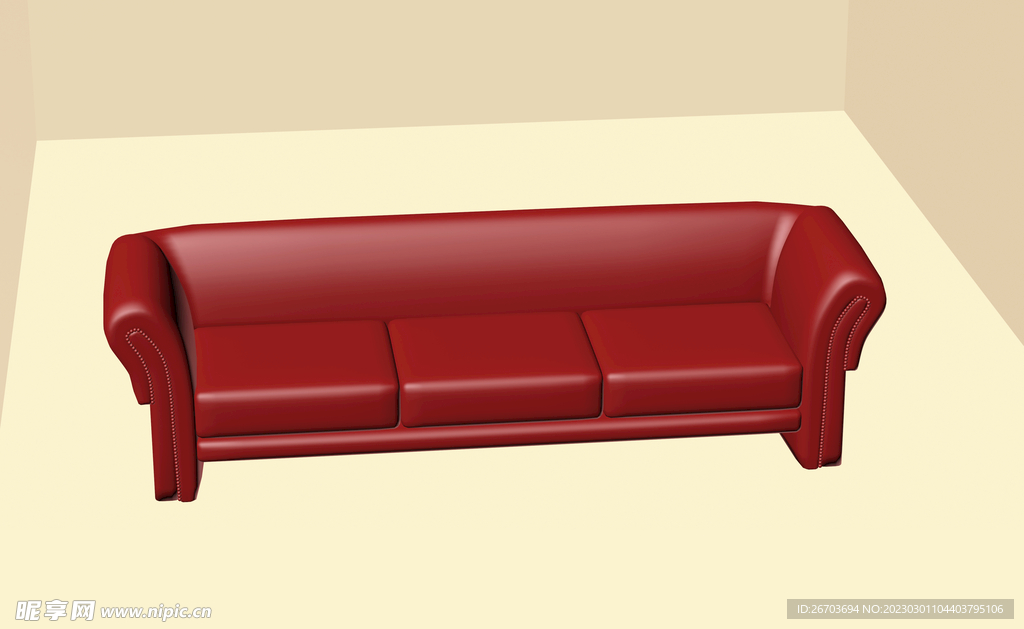 现代沙发3Dmax设计图