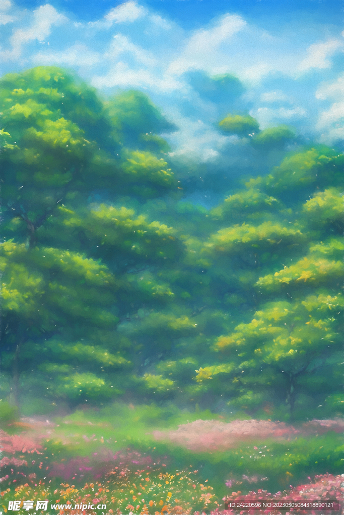 風(fēng)景插畫