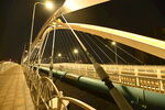 大桥夜景 跨江大桥 桥上