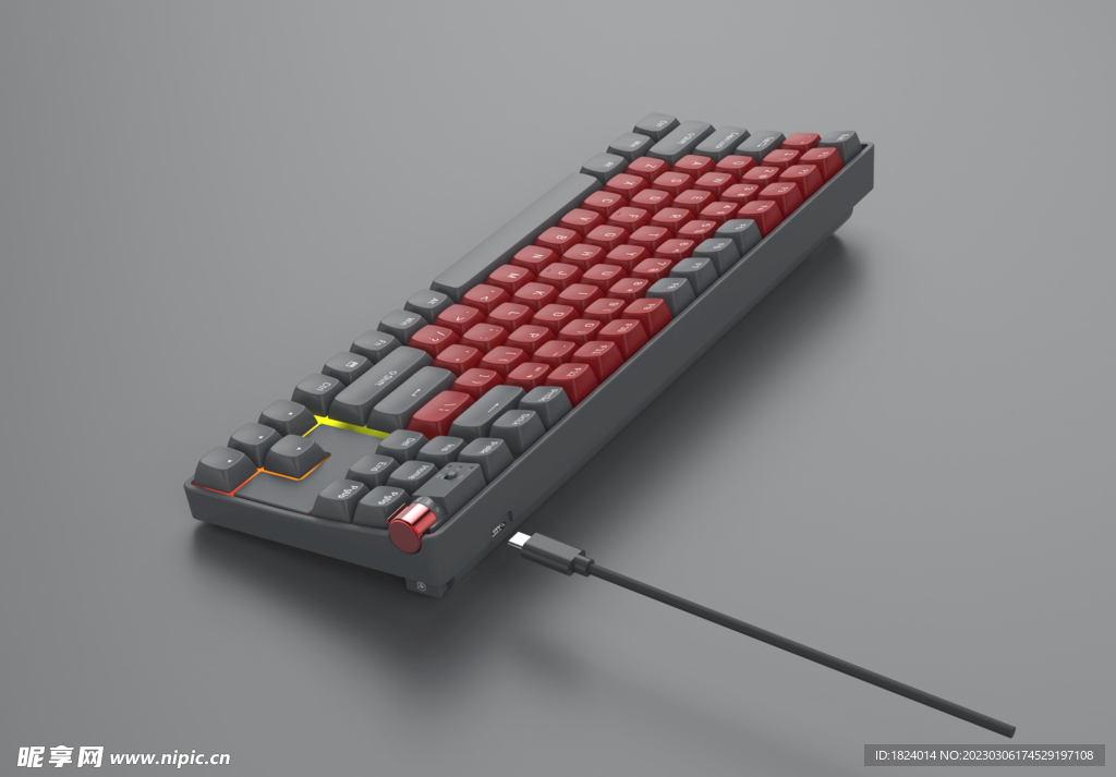 机械键盘建模