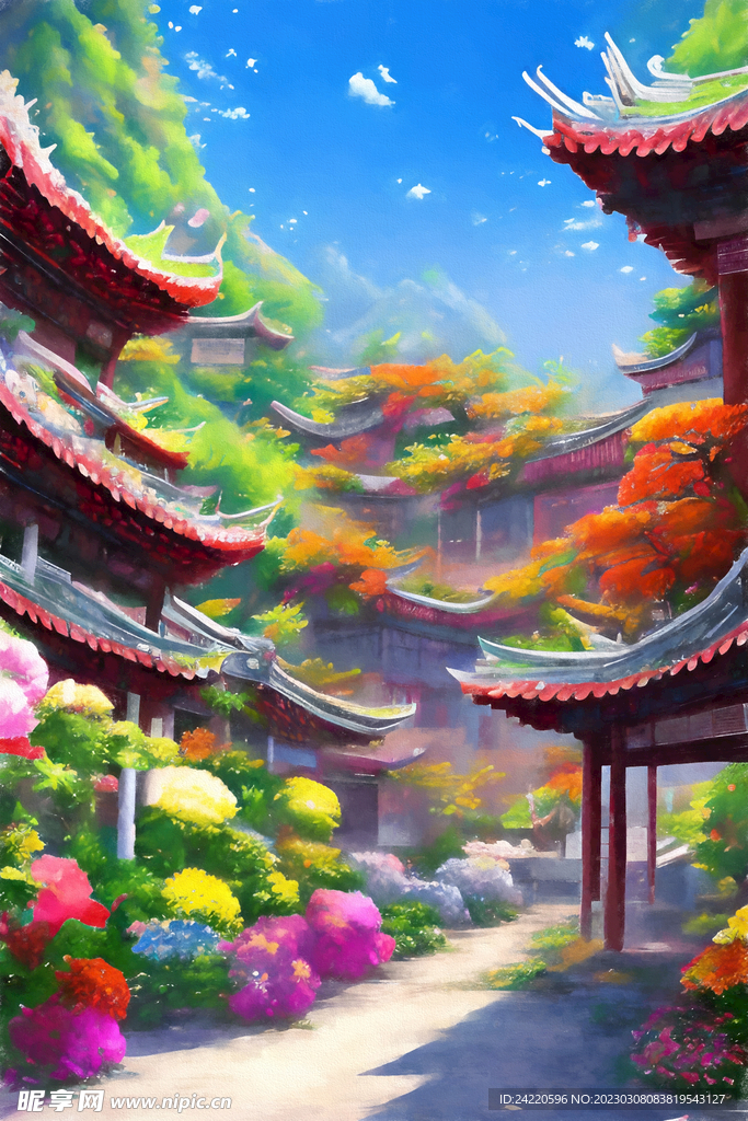 風景插畫