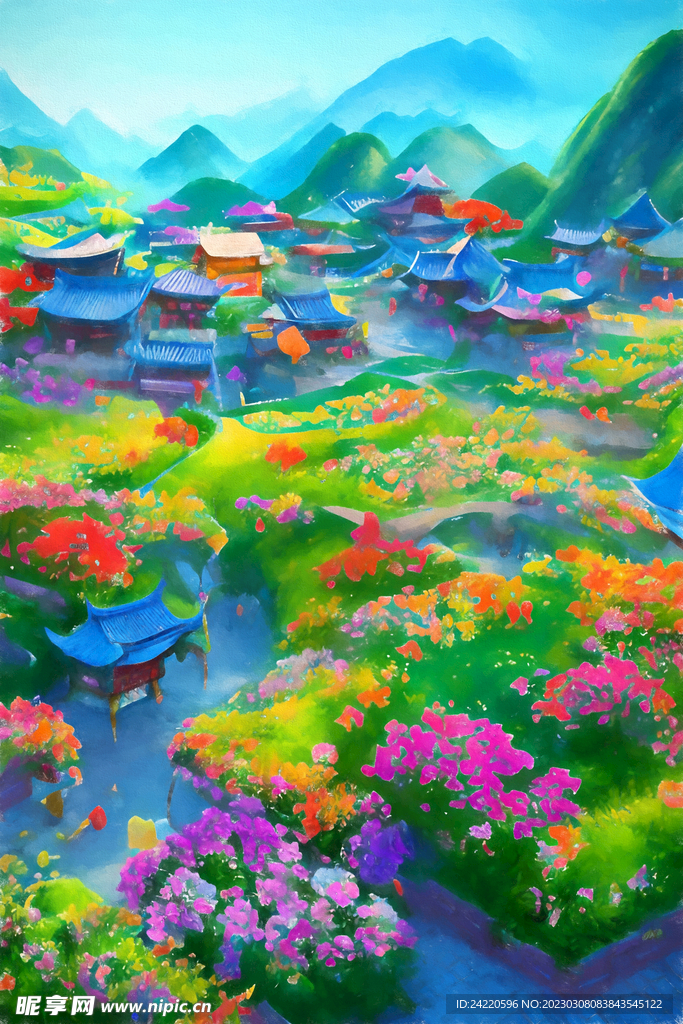 風景插畫