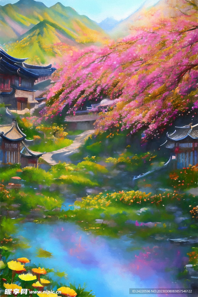 風景插畫