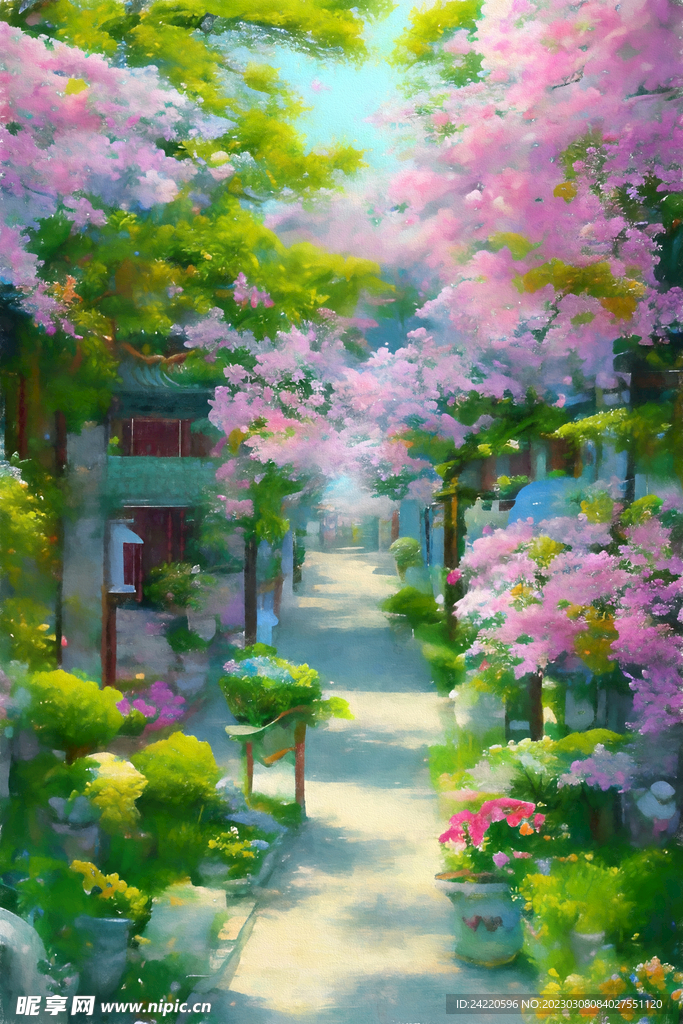 風景插畫