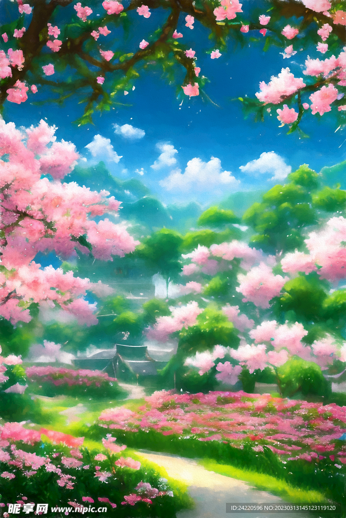 風景插畫