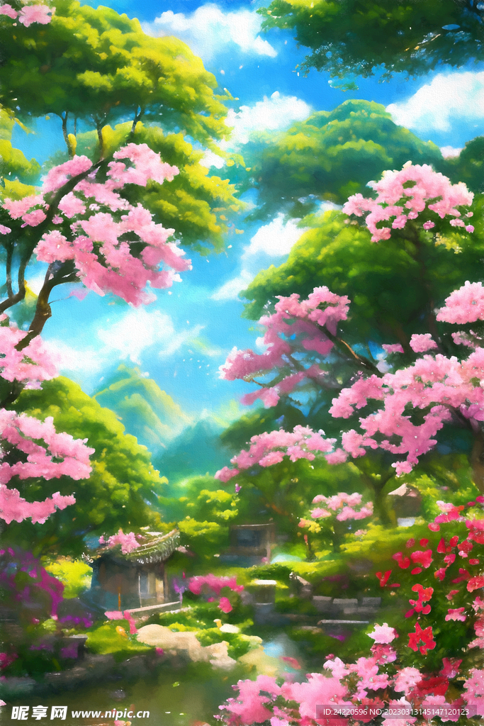 風景插畫