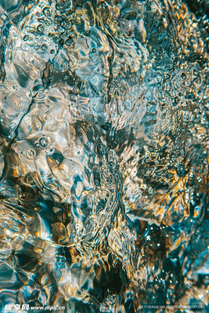 水紋理背景