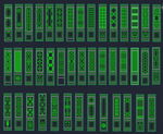 古建筑门窗装饰cad