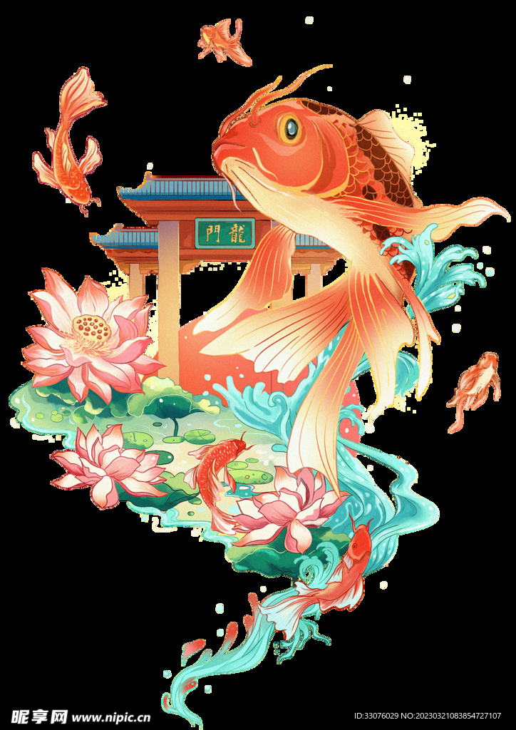 魚躍龍門 魚