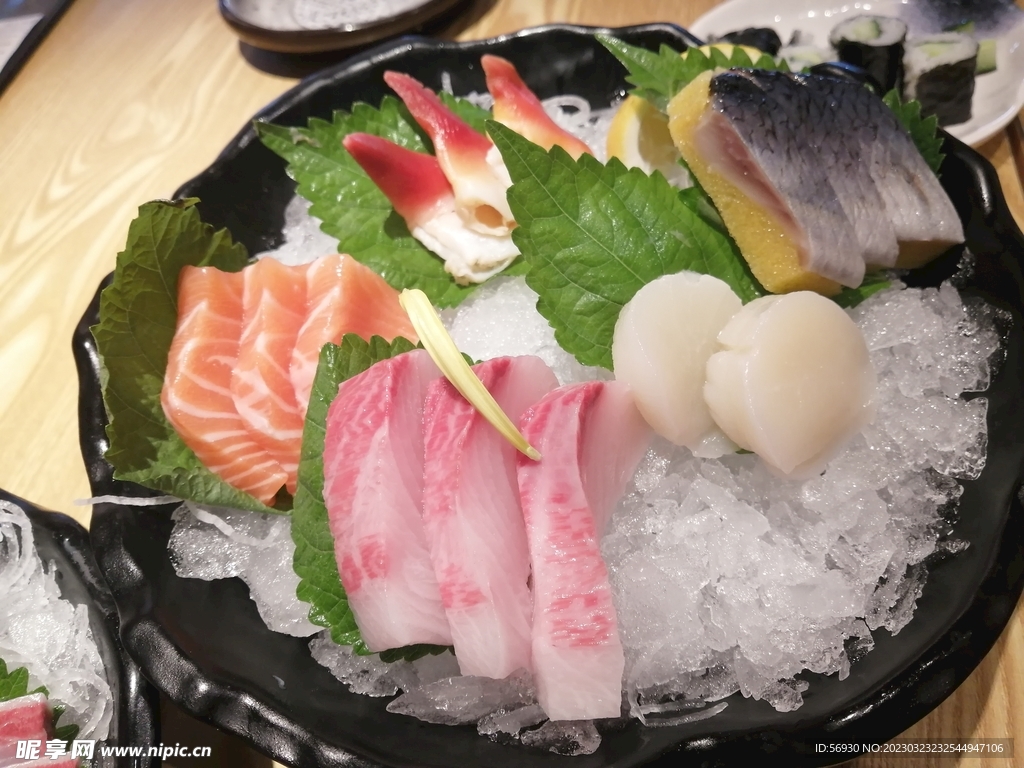 鱼生刺身日式美食