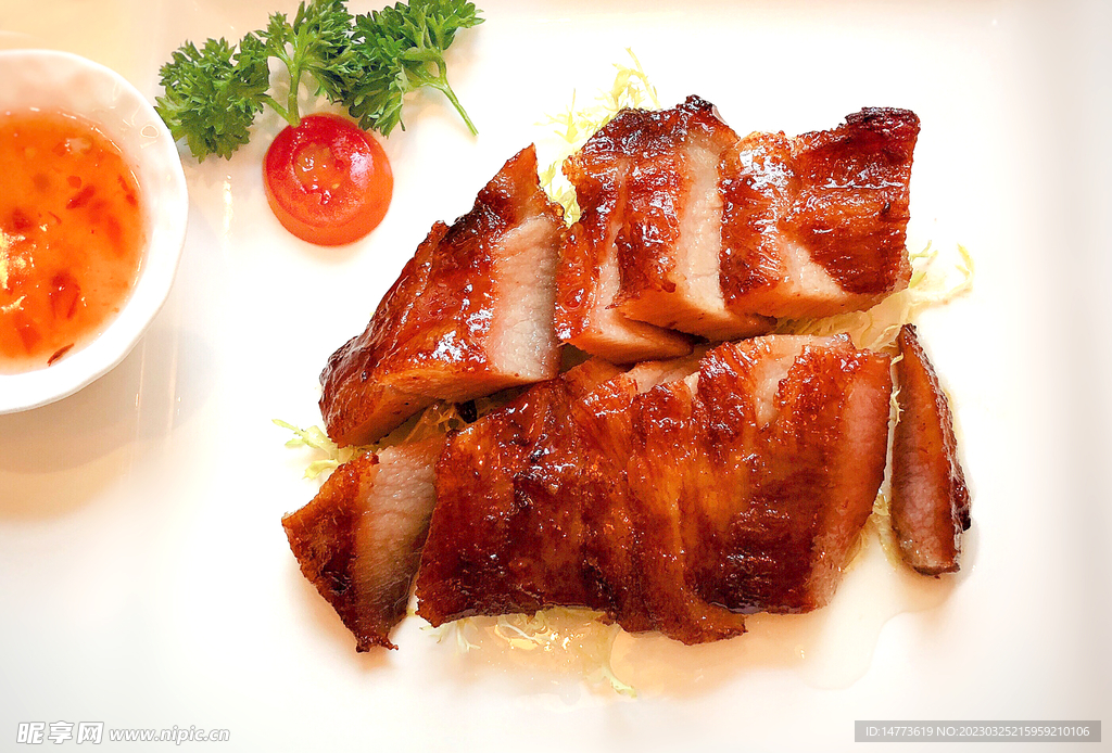 蜜汁豬頸肉 