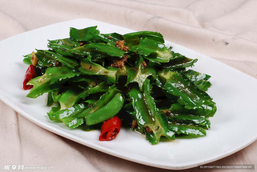 熗炒四棱豆