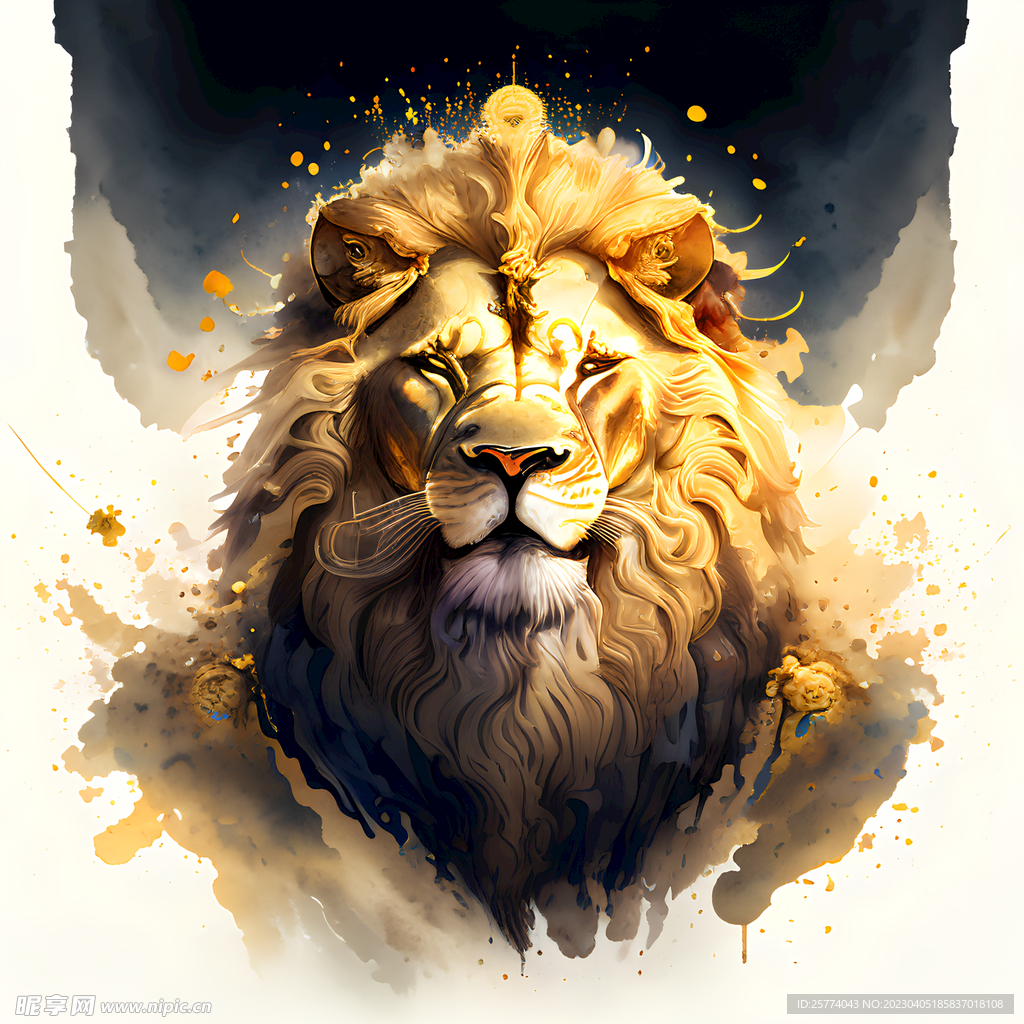 狮子插画