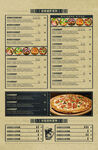 披萨菜单