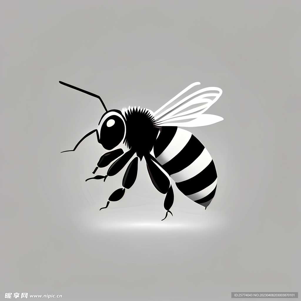 蜜蜂插画图标