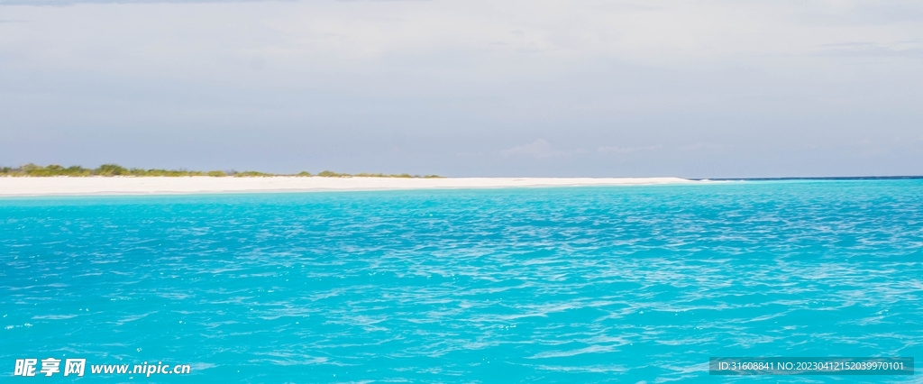 夏天海浪沙灘