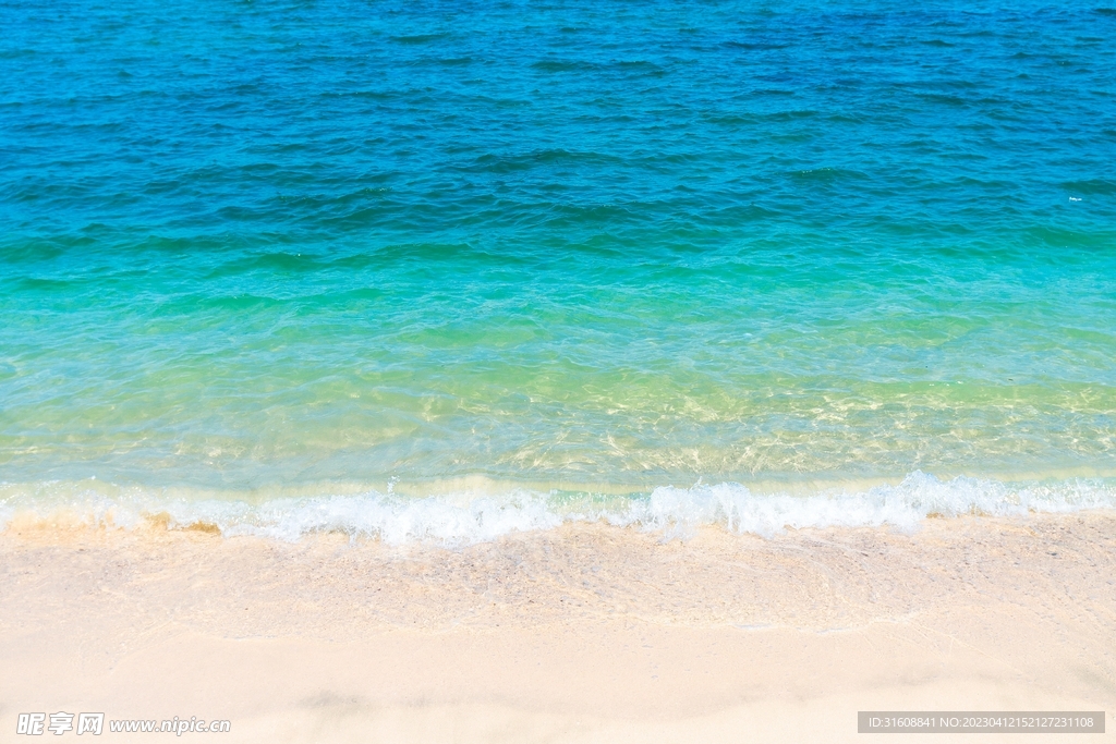 夏天海浪沙灘 
