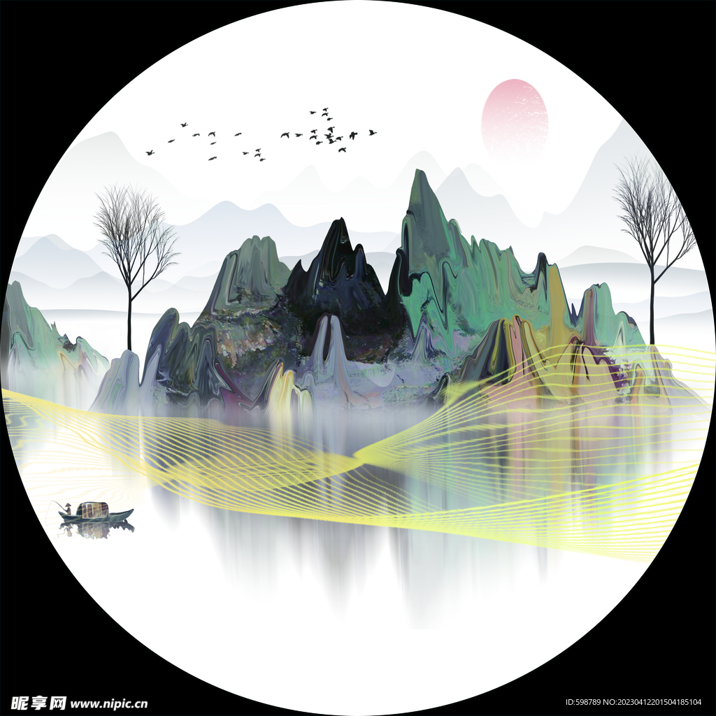 裝飾背景畫