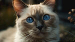 蓝眼睛小猫咪