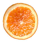 橙子新鲜切片横截面