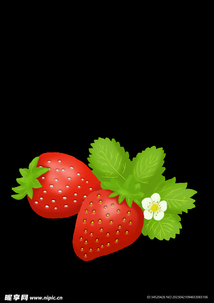 草莓插画