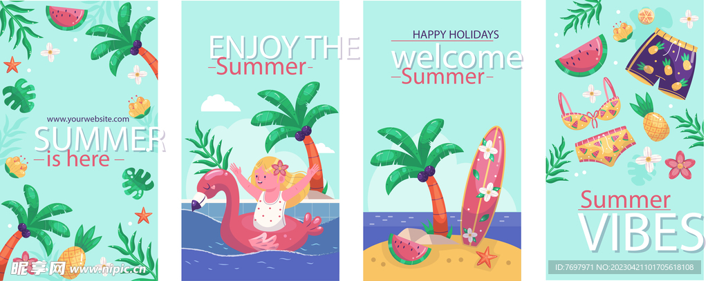 夏季summer海报