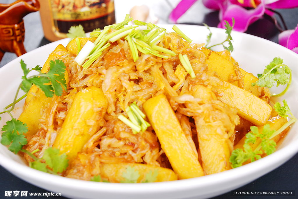 土豆條壓酸菜