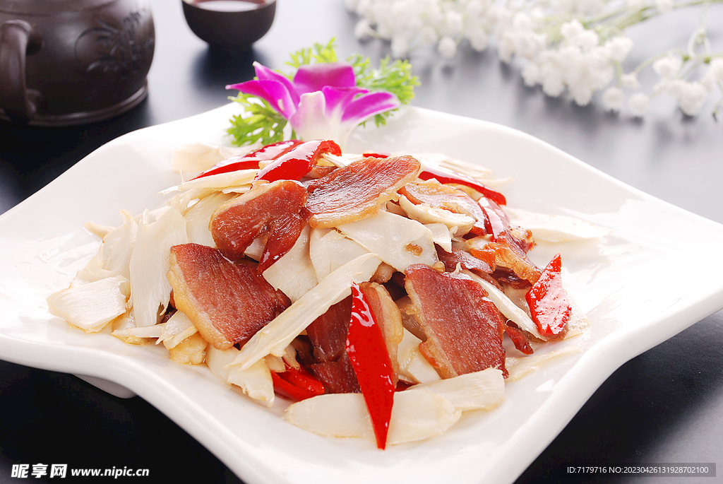 竹筍炒臘肉