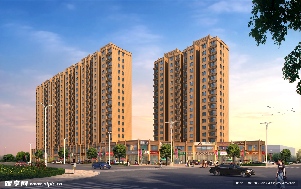 建筑景觀效果圖