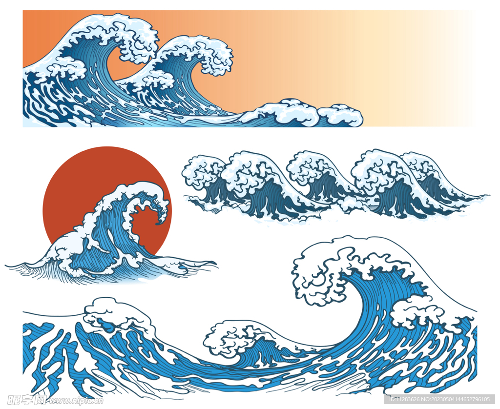 日本海浪