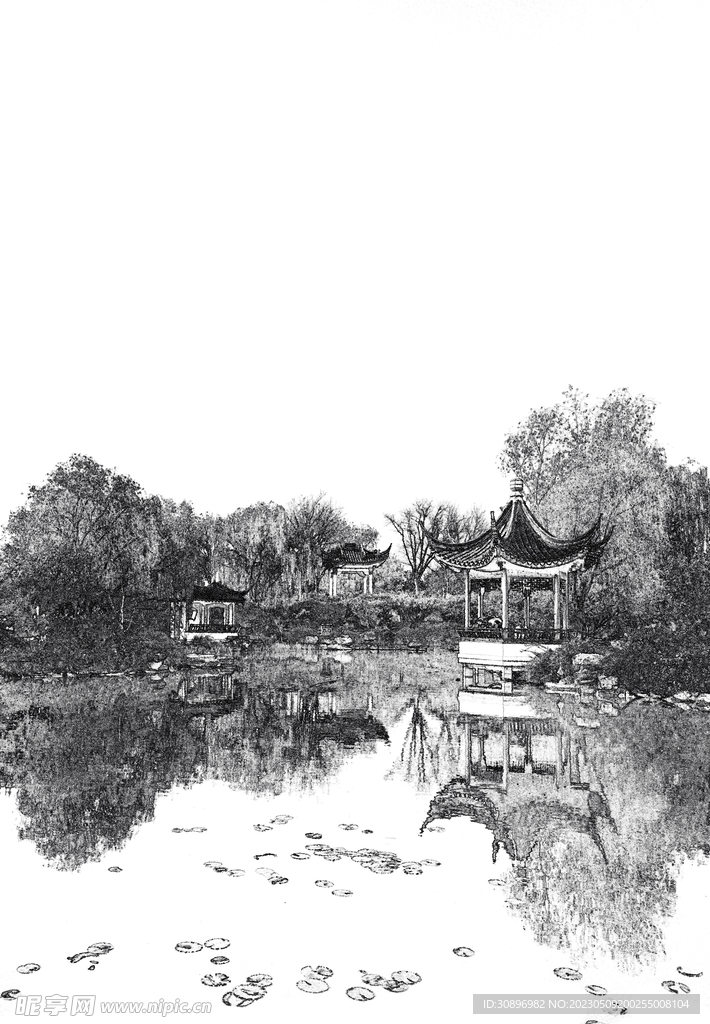 中国江南庭院