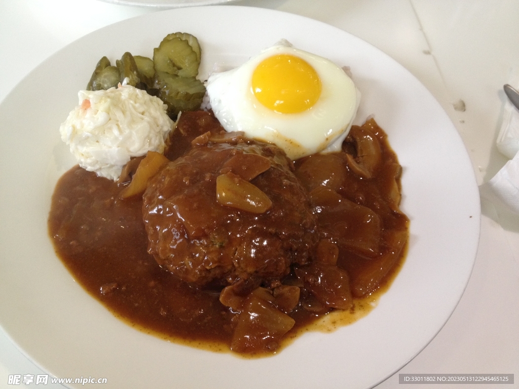 肉醬套餐飯