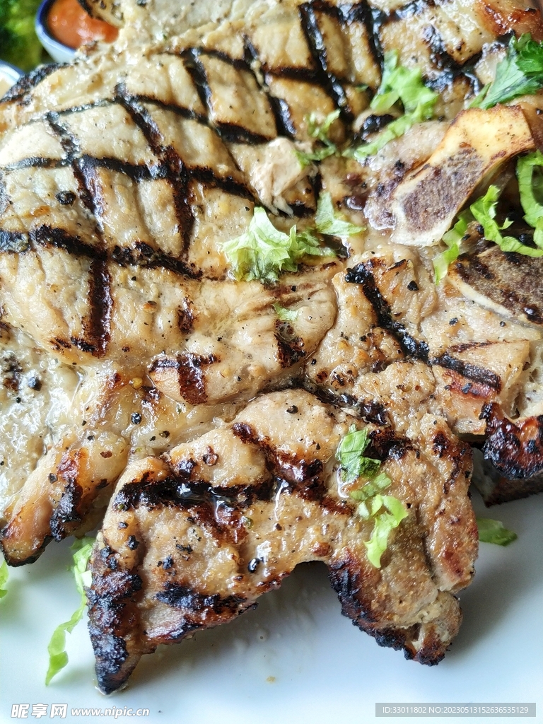 烤肉豬排